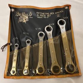 Buffalo Rw-5t Ratcheting Box Wrench 5 Piece Set Model Sae 1/4-7/8