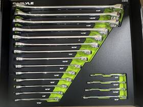 Carlyle Ccw1218 18 Piece 12 Point Combination Wrench Set
