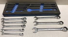 Bprw8st Cornwell Tools Cornwall Bluepower Sae 72-tooth Combination 8 Piece Set