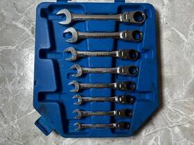 Crw12ms4b Cornwell Tools Flex Head Ratcheting Wrench Full Set Crw8sfb Complete