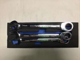 Crw3msb Cornwell Tools 3 Piece 120-tooth Metric Ratcheting Combination Wrench Set