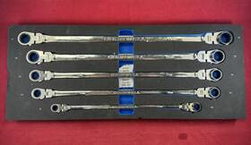 Cornwell Tools Crwldf5ms Extra Long Double-flex Ratcheting Wrench Set 5 Pc