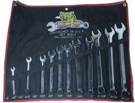 E1234 Cougar Pro E914 Combination Wrench Set 11 Piece Sae 7/16 Inch Thru 1-1/4