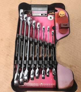 Craftsman 069373344022 Dual Ratchet Wrenches 8 Pieces Sae Inch Ratcheting 5/16-3/4