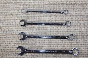 16957 Craftsman Evolv Standard 12pt Combo Wrench Set Of 4 7/16 5/8 9/16 1/2 Usa