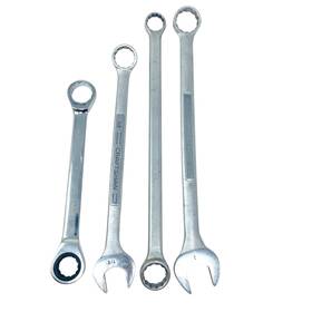 Craftsman 2528 Vintage And P&c Wrench Lot Set 1 Inch 7/8 19mm Made In Usa 4 Pcs