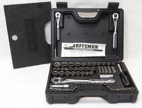 336675 Craftsman Vintage 1990s 75pc Sae/metric Socket Set 1/4 Inch 3/8 1/2 Usa