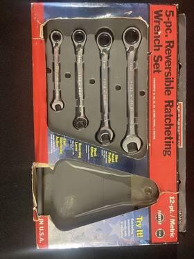 42409 Craftsman Vintage Metric 4 Piece Reversible Ratcheting Wrench Set Usa Read