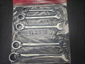 42412-16 Craftsman #42412-16 5 Pc Sae 12 Pt 5/16 Inch -9/16 Reversible Ratcheting Wrench Set
