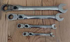 Craftsman 42476-gk-x- Usa 4pc Sae Locking Flex-head Ratcheting Wrench Set - 42476-gk-x