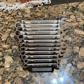 42925-42911 Craftsman Vintage Vv 12 Pc Metric Combinatio Wrench Set 9mm-18mm Forged In Usa