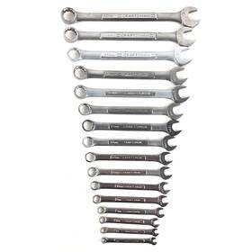 Craftsman 42938 42909 16 Pc Metric Combination Wrench Set 6mm-21mm -va- -v- 12pt Usa Vintage