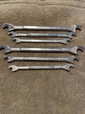 42994-42997 Craftsman Usa Extreme Grip Speed Wrench Sae And Metric Set Of 6 V Series