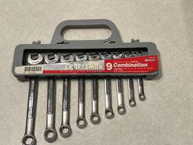 44163 Craftsman 9 Pc #44163 Metric 6pt Combination Wrench Set Usa Series Va