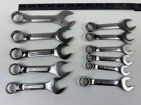 441xx Craftsman V-series Usa Wrench Set 18pc Metric And Sae 6mm-22mm 5/8 Inch