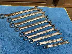 44386 Craftsman 44381 Slightly Used Usa Metric Combination 9 Pc Wrench Set 7mm- 16mm 12pt