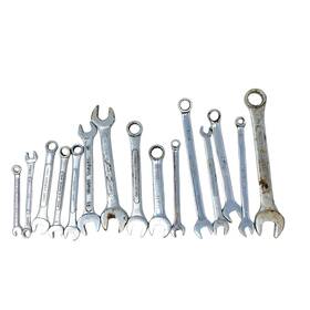 71503 Craftsman 44533 Sk Wayne Provalue Husky Mixed Open End Combination Wrench Set 15 Pcs
