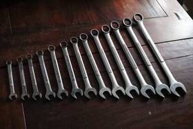 Craftsman 44695-44708 Vintage Combination Wrench Set Sae Vv Series