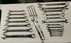 Craftsman 44942-44948 Usa 25pc Professional Wrench Set/lot Sae And Metric Clean Used Condition