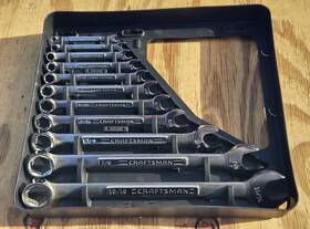 46893 Craftsman Vintage 11 Pc 6pt Sae Combination Wrench Set 1/4 Inch - 15/16 Usa