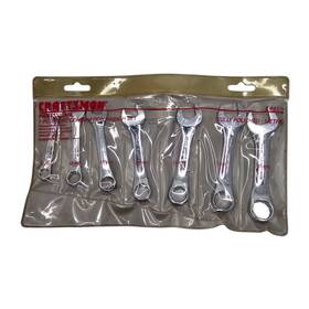 8-44111 Craftsman Usa Professional 7-pc Metric Short Combination Wrench Set 44101