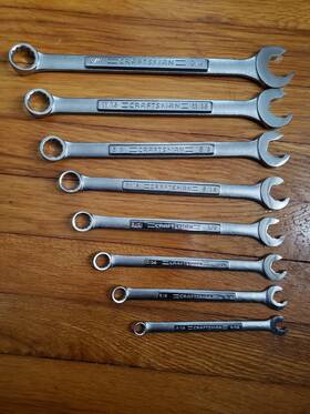 931594 Craftsman Vintage Speed Combination Wrench Set Sae 3/4 - 5/16