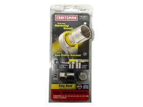 Azp028083 Craftsman 94201 8 Pc Low Profile Ratchet Wrench Sockets Mo. 42801