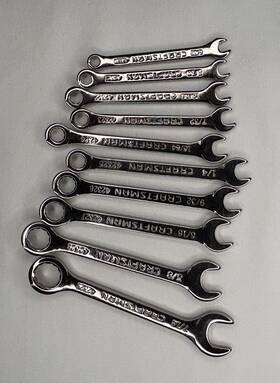 Craftsman 943219 10 Piece Midget Wrenches 423xx Series Usa Made Sae From 5/32 Inch To 7/16