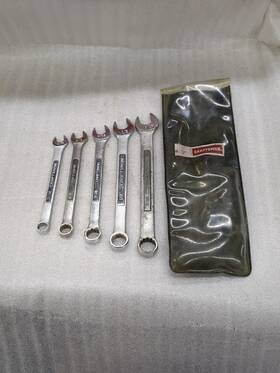 9-44612 Craftsman 944612 Sears 5-piece Combination Wrench Set 11/32 3/8 7/16 1/2 9/16