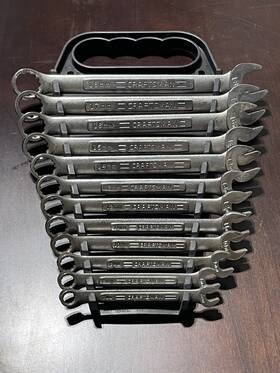 Craftsman B484 Va Usa Made Metric Combination Wrench Set 7mm-18mm 12 Point