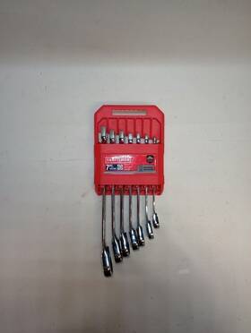 Cmmt187023 Craftsman 7pc Metric 12 Point Reversible Ratcheting Wrench Set