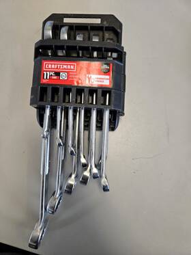 Cmmt87018 Craftsman New 11-pc 12-pt Sae Standard Combination Wrench Set 1/4-7/8