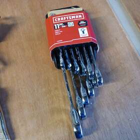 Cmmt87022 Craftsman 11 Pc Standard Ratcheting Wrenchs Cmmt87022. 12 Point