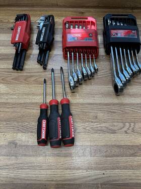 Cmmt87024 Craftsman Cmmt 87024 87023 Sae Metric Hex Wrench Screwdriver Set Ph 1 2 Flathead