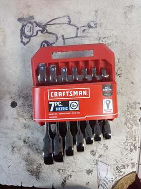Cmmt87025 Craftsman Ratchet Wrench Set - Silver New