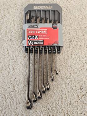 Cmmt87807 Craftsman Overdrive 6 Point Metric Wrench Set 7 Pc/all Parts Are There No Issue