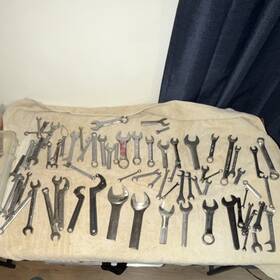 Craftsman Dawson Husky Armstrong Williams W-44693 Sae Steel Wrench Set 50 Pcs