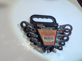 G43375 Craftsman Usa 5 Pc. Offset Ratchet Box Wrench Set Sae/standard 1/4 Inch To 7/8