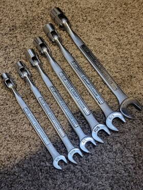 V-42546 Craftsman Sae/standard Flex Combination 6 Piece Wrench Setv-42546
