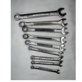 Craftsman V-42910 Vintage 9pc Metric Combination Wrench Set 6mm-14mm Made In Usa