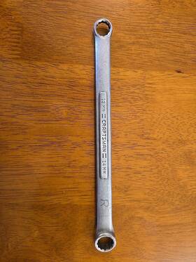 V-42956 Craftsman 12mm/14mm Double Box End Wrench P/n Forged In Usa. Yt