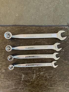 V42542v42543 Craftsman V 42546 42545 42543 42542 Flex Head Socket Wrench Set / Usa
