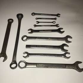 Va-42866 Craftsman Vv Va Series Mix Lot 11 Wrench Usa Wrenches Set Vintage Read