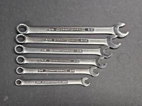 Craftsman Va-4785x Tools Usa Sae 6pc Quick Speed Wrench Set - 5/16 5/8 Inch All