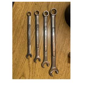 Craftsman Vv-447889 V Series Sae 4pc Combination Wrench Set 5/16-9/16 Non-ratch