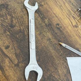 Craftsman W44584 7/8 And 3/4 Inch Open End Wrench Made In Usa
