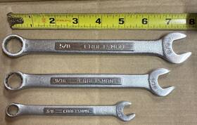 Craftsman Wrenches-44697 4 Vtg -vv- Combo 44696 44693 42916- Great Condition