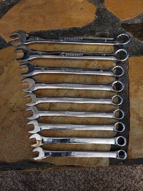Ccw30-05 Crescent 9 Piece Metric Combination Wrench Set 9-19mm