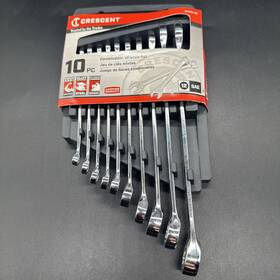 Ccws2-05 Crescent 10pc Sae Combination Wrench Set 12 Point -