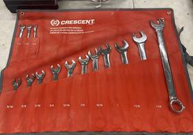 Sh6785 Crescent Ccws4 14 Piece 12 Point Combination Wrench Set Sae Clean Vgc